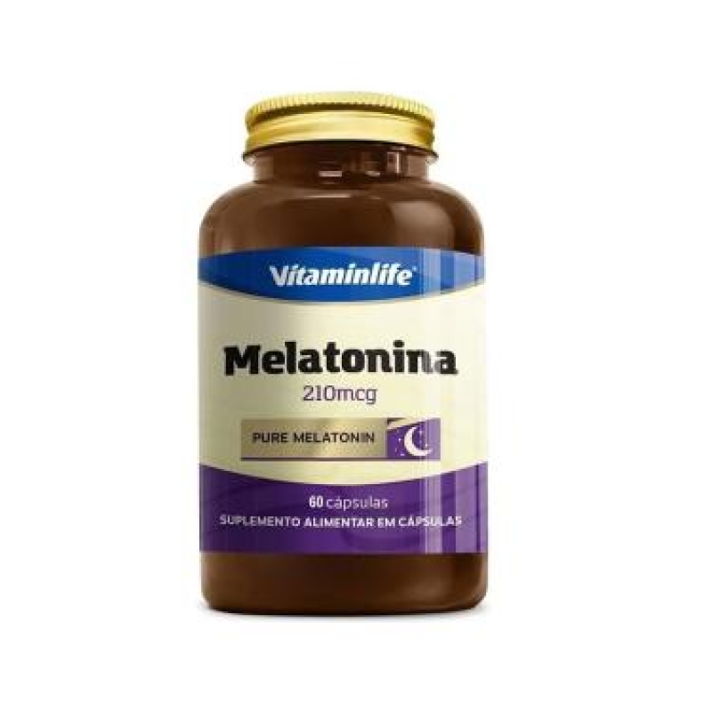imagem Melatonina - 210 mcg - 60 cápsulas - Vitaminlife