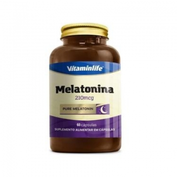imagem Melatonina - 210 mcg - 60 cápsulas - Vitaminlife