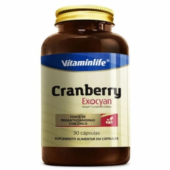 imagem Cranberry Exocyan com Zinco - 30 cáps - Vitaminlife