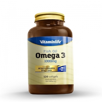 imagem Ômega 3 - 1000 mg - 120 cáps - Vitaminlife