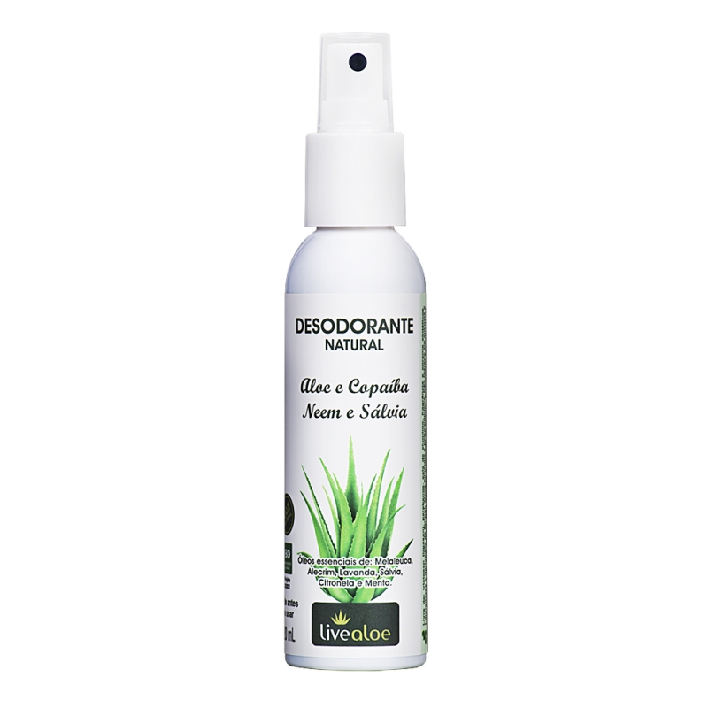 imagem Desodorante Natural Aloe Copaíba Axilas e Pés - 120 ml - LiveAloe 