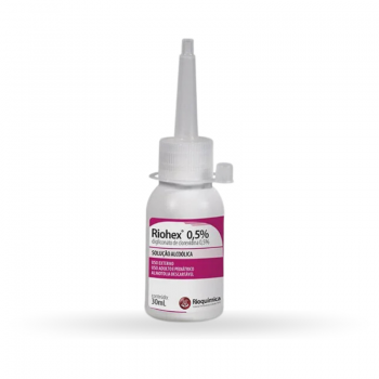 imagem Almotolia Clorexidina 0,5% Solução Alcoólica - 100 ml - Rioquímica 