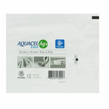 imagem Curativo Aquacel AG+ Extra - 10 x 10 cm - Convatec