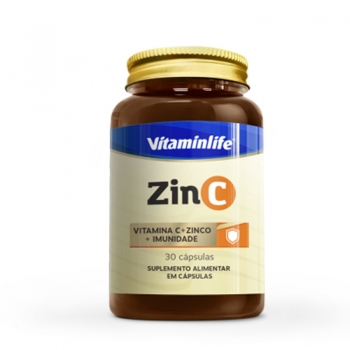 imagem Vitamina C (500 mg) + Zinco (28 mg) - 30 Cáps - Vitaminlife