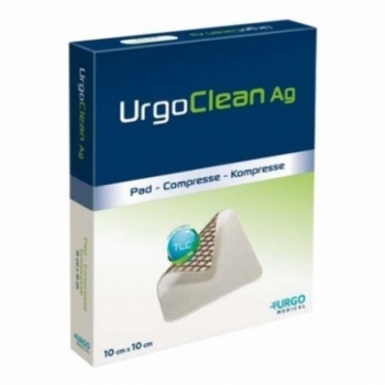 imagem Curativo Urgo Clean Ag - 10 x 10 cm - Cx com 10 Unidades - Urgo    