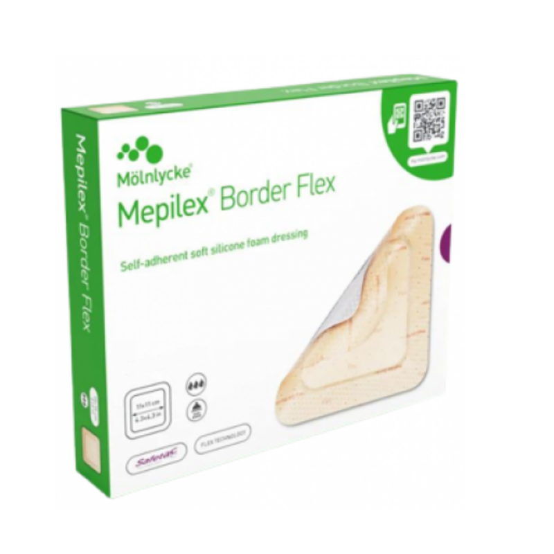 Imagem do produto Curativo Mepilex Border Flex - 7,5 x 7,5 cm - Cx com 5 Unidades - Molnlycke